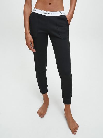 Calvin Klein Ruhák HU172776 | Calvin Klein Modern Cotton Női Lounge Joggers Fekete